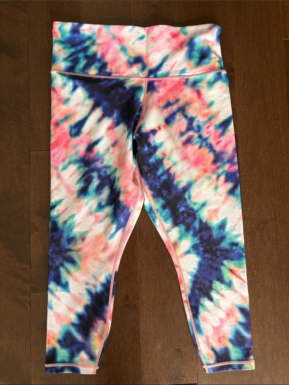 Athleta Multicolor Tie-Dye Elation 7/8 Tight
